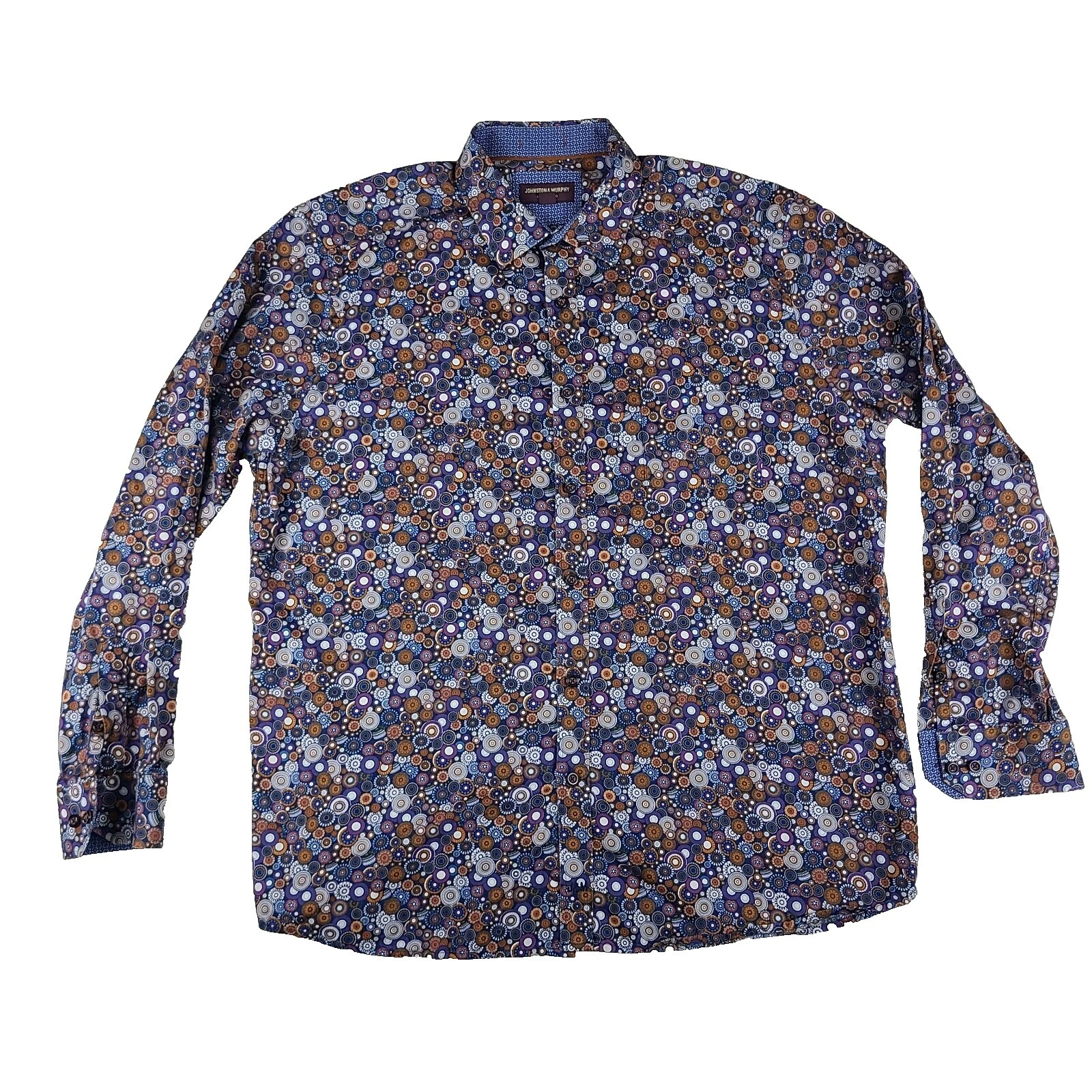 Multicolor geométrico Johnston & Murphy Camisas de vestir para hombres