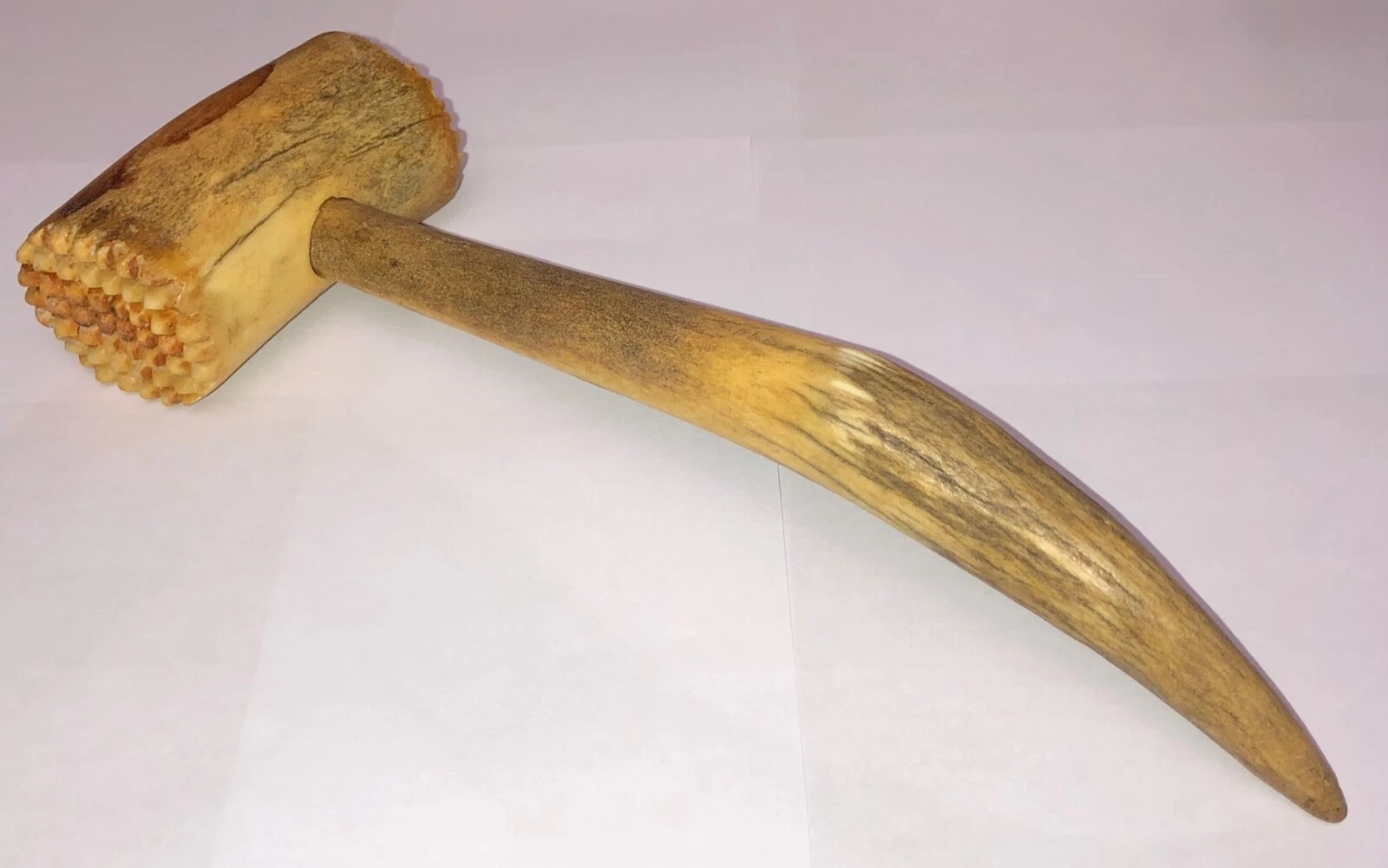 Antique Vintage Primitive Carved Antler Meat Tenderizer Mallet Rare
Opens in a new window or tab