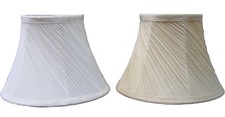 Classic 14" Mushroom Swirl Pleated Ceiling Table Lamp Shade Cream & Champagne