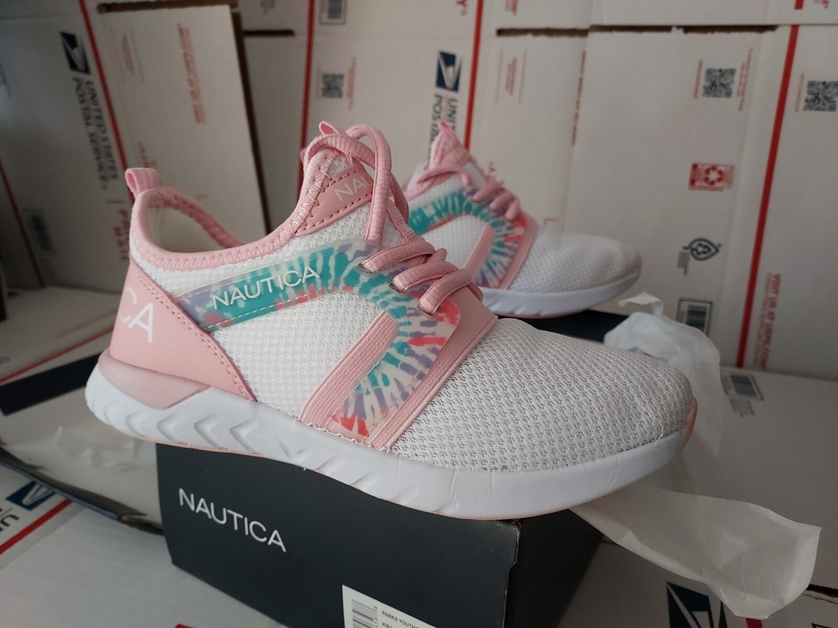 Nautica Little Girls Kappil Sneakers - Rose Gold, Size 1 Youth - View #7