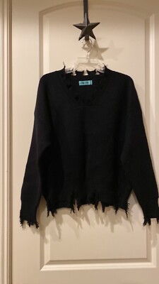 Filly Flair Black Sweater L
