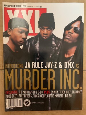 XXL magazine Ja Rule Jay-Z DMX June 1999 Murder Inc. | eBay