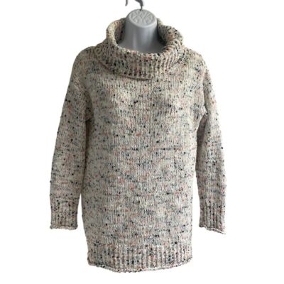 Moon & Madison Speckled Turtleneck Sweater Chunky Knit Cozy Oversized Winter XS