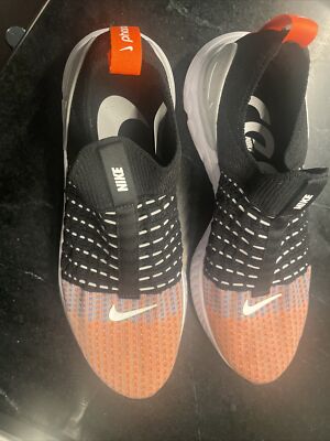 Size 10 - Nike React Phantom Run Flyknit 2 Black Team Orange 2022