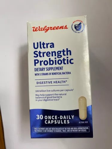 Walgreens Ultra Strength Probiotics 30 capsules Exp. 6/26 