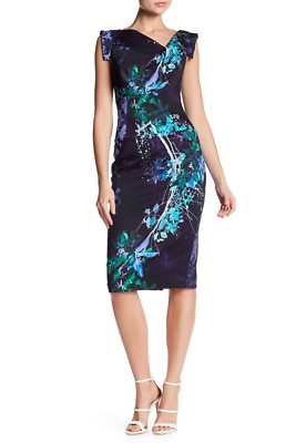 Black Halo Classic Jackie O Women Evening Party Cocktail Dress Supersonic 2