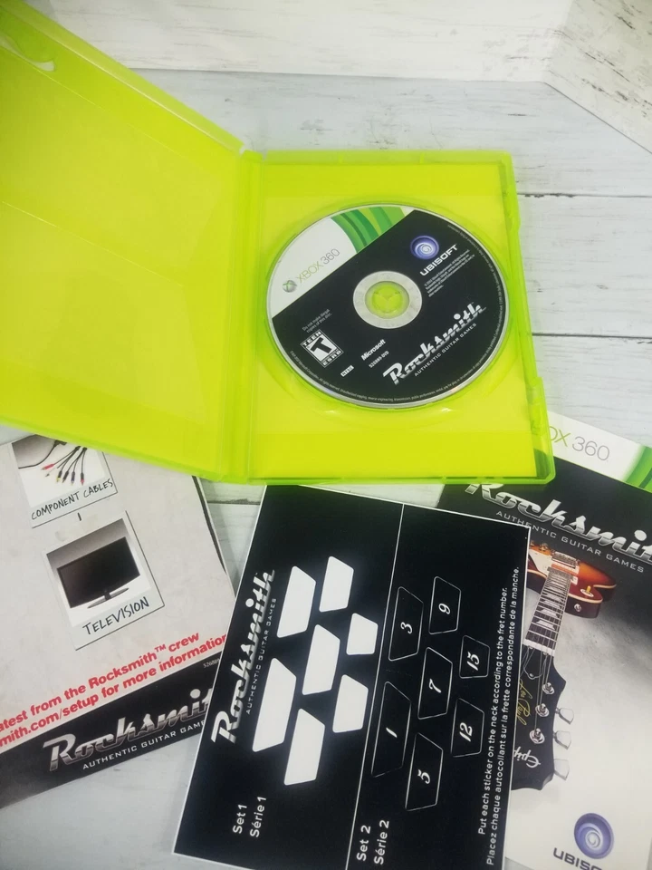 Rocksmith  (Microsoft Xbox 360) Tested CIB With Manual Complete - Image 4 of 4