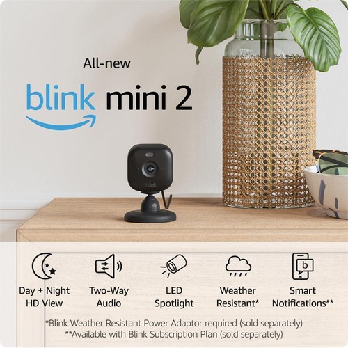 Blink Mini 2 - Plug-in smart security camera - HD night view in colour - Picture 9 of 12