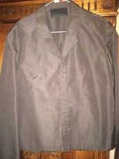 PRADA BROWN SILK SKIRT SUIT RUCHED 42 4 6 S M TOP DRESS MIU $1870 NEW SAFARI 8