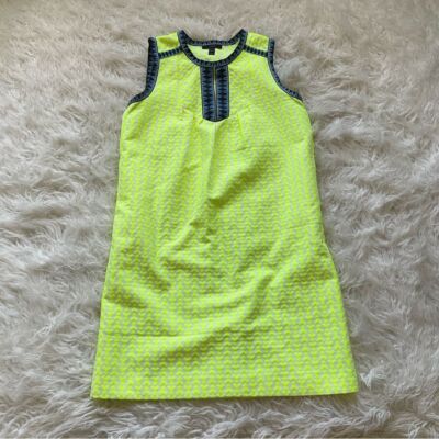 neon shift dress Everly Shift Dress Geometric Colorful Neon Resortwear Tropical Beach Sheath SZ L