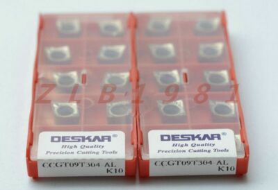 10Pcs NEW- DESKAR CNC   CCGT09T304-AL K10 #A6-22