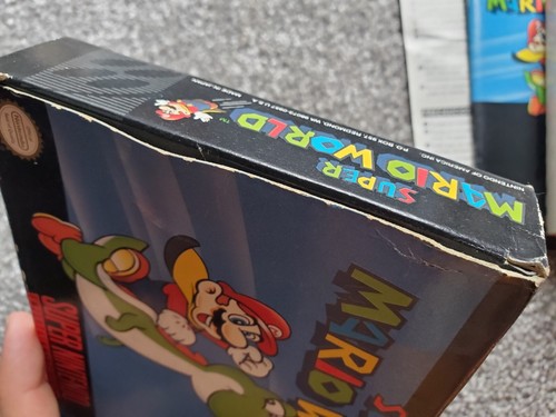 Super Mario World - Super Nintendo SNES CIB Complete w/Box & Manual - Picture 12 of 12