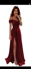 without tags Ieena For Mac Duggal Ruched Off The Shoulder A Line GownSiz G1N