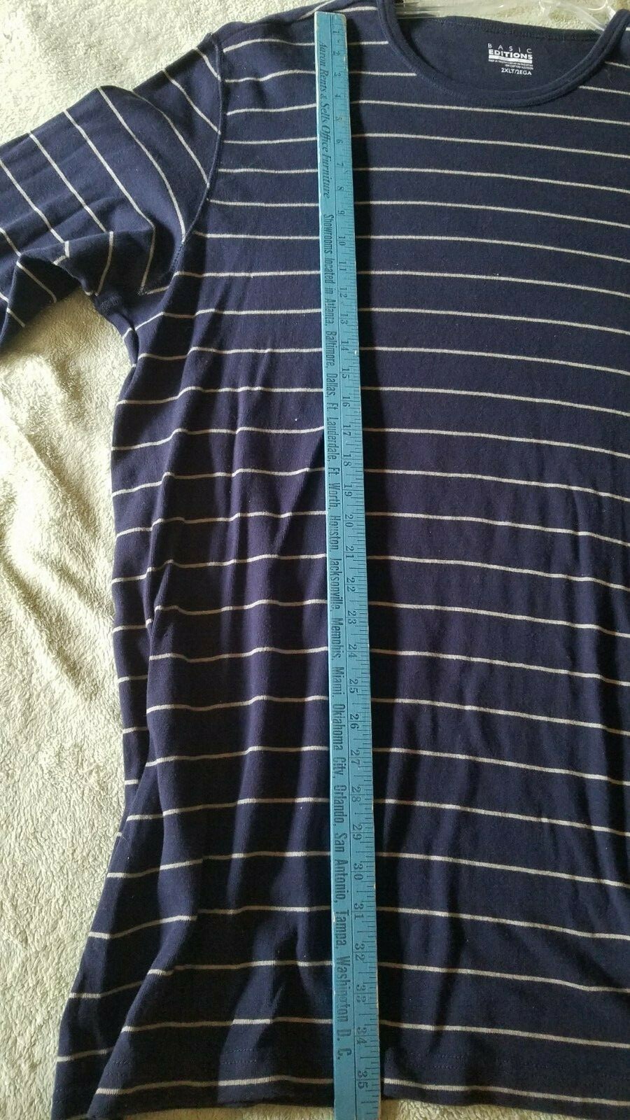 Men's Basic Edition striped pullover long sleeved… - image 5