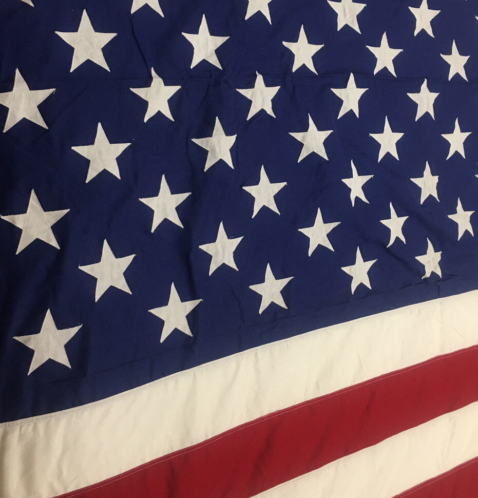 ヴィンテージ USA製 VALLEY FORGE FLAG 星条旗 50スター Vintage Valley Forge 'Challenger' 50 Star American Flag 100