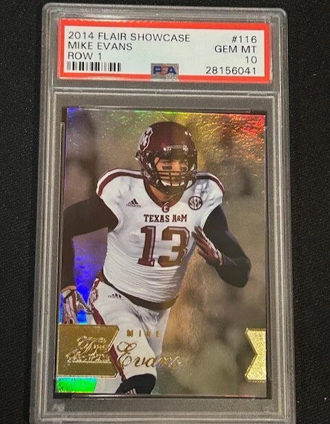 Mike Evans Flair Showcase #116 Row 1