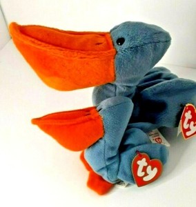 1996 Ty Scoop Pelican Beanie baby 1993 