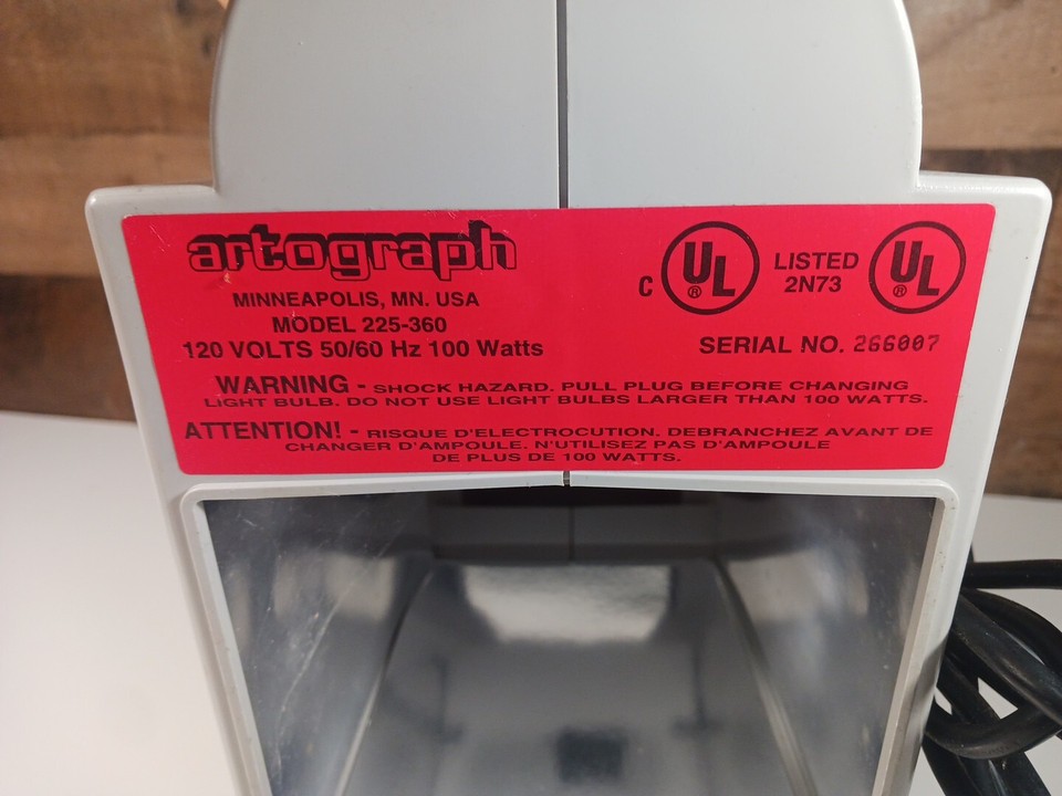 Artograph tracer projector 225360 w/ Bulb Tested eBay