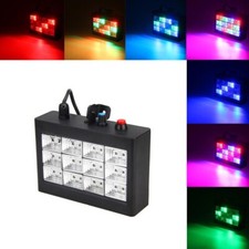 Faro led rgb luce stroboscopica proiettore effetti luci strobo flash x discoteca
