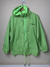 Vintage Head Sportswear Windbreaker Jacket M Striped Custom Ski 3/4 Zip 80s