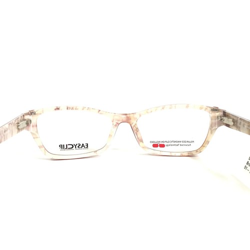 Easyclip Eyeglasses Frames WF EC287 BROWN Tortoise with Clip On Lenses 51-16-135 - Picture 9 of 12