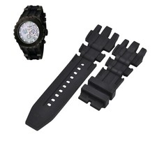 Subaqua 0508 26mm Black Rubber Watch Strap For Invicta
