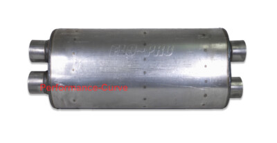 Heavy Duty Truck Muffler Dual 3'' / Dual 3''  - FLO-PRO Classic GM 2500 HD 6.0L