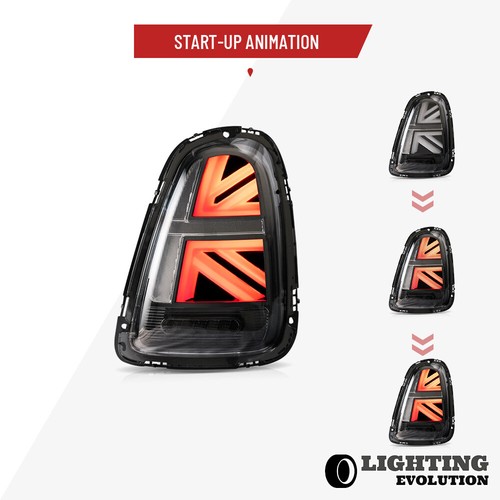 CLEAR LED Tail Lights For 2007-2013 BMW Mini R56 R57 R58R59 Cooper Plug and Play - Picture 9 of 19