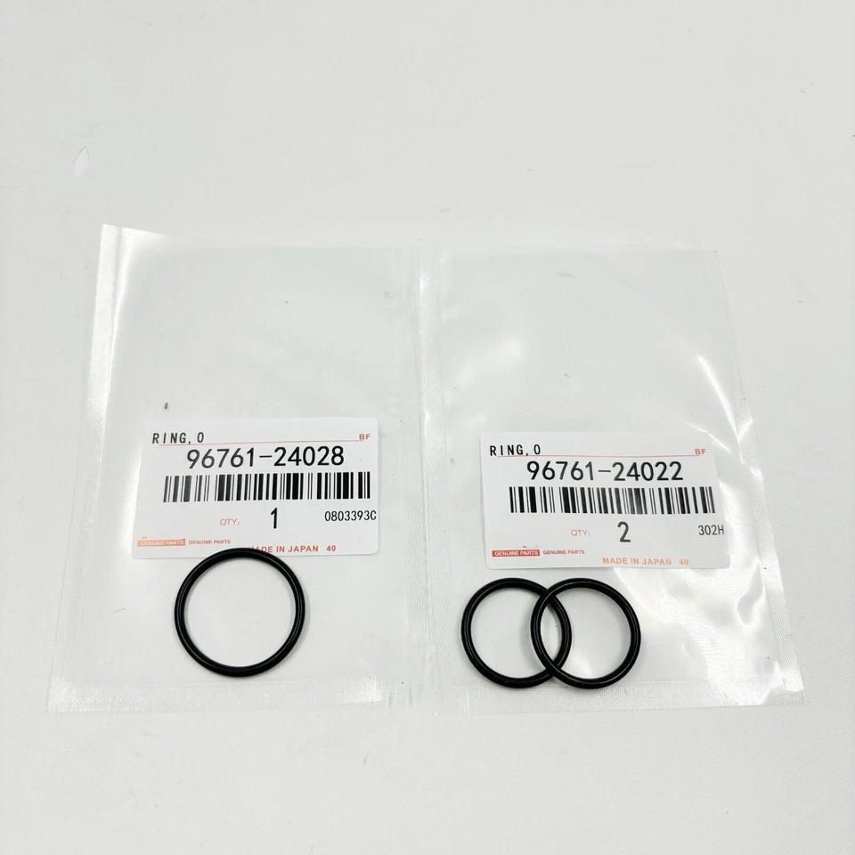 For TOYOTA 93-98 Supra LEXUS GS300 IS300 Engine Coolant Pipe O-Ring Set of 3 Foto 3 de 4