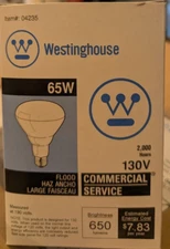BR30 Flood 65 W BR30 Flood Light Westinghouse Incandscent