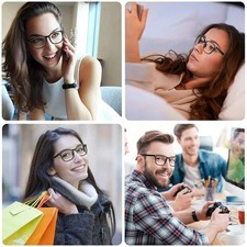 2 PK Unisex Blue Light Blocking Reading Glasses Computer Readers For Men Women