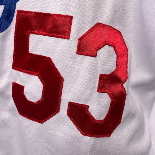 Don Drysdale #53 Los Angeles Dodgers Mitchell & Ness maglia bianca uomo 54 nuova con etichette - Foto 5 di 18