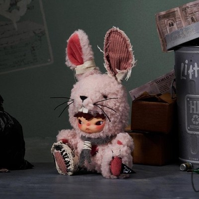 POPMART Hirono Little Hare Plush Doll Pendant Regular Version