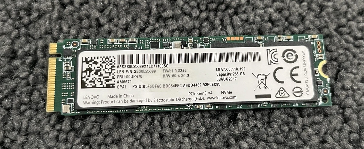 25+ Lenovo 256 GB Solid State Drives for sale | Updated Oct 2026