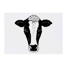 'Cow Head' Temporary Tattoos / Transfers TO00021076 