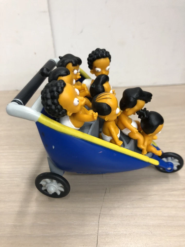 The SIMPSONS world of springfield THE OCTUPLETS Playmates LOOSE COMPLETE - Image 2 of 4