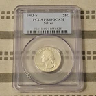 1993 PCGS PR69DCAM Washington Quarter 25C Silver Proof San Francisco