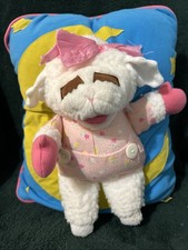 Lamb chop Shari Lewis Enterprises 1993 3d Pillow Baby Lamb Chop Plush -rare
