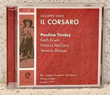 VERDI Il corsaro [1971] (2 cds, Ponto) DODS • TINSLEY • ERWIN • McCARRY • SHARPE