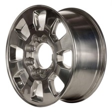 Metallic Polished 8 Spoke 18 x 8 Refurbished Wheel