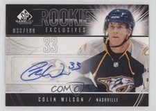 2009 SP Game Used Edition Rookie Exclusives 38/100 Colin Wilson #RE-CW Auto 1e15