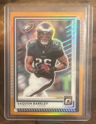 2025 Donruss Optic Saquon Barkley Orange #/299 Eagles 