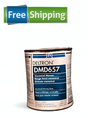 PPG Deltron DMD657 Monastral Maroon Auto Paint Mixing Base 1Quart
