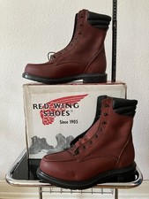 RED WINGS 402 US 10EE 8“ EU 43 Rotbraun Workboots Vintage NEW in BOX MADE in USA