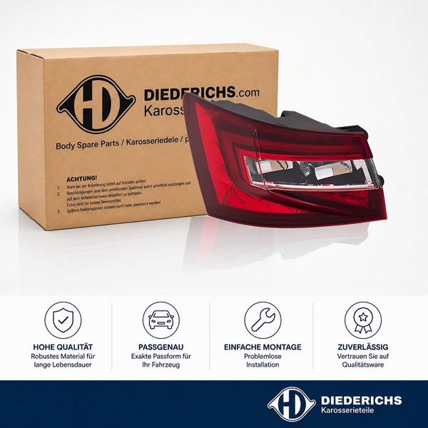 Heckleuchte Links Diederichs 7842693 FÜR Skoda RÜCkleuchte Hecklicht-image