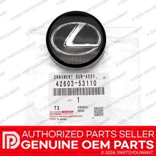 GENUINE Lexus ES GS IS NX RC RX OEM Sport Black Wheel Center Hub Cap 42603-53110