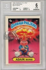 Adam Bomb 1985 Garbage Pail Kids Sticker Card #8A BGS 6