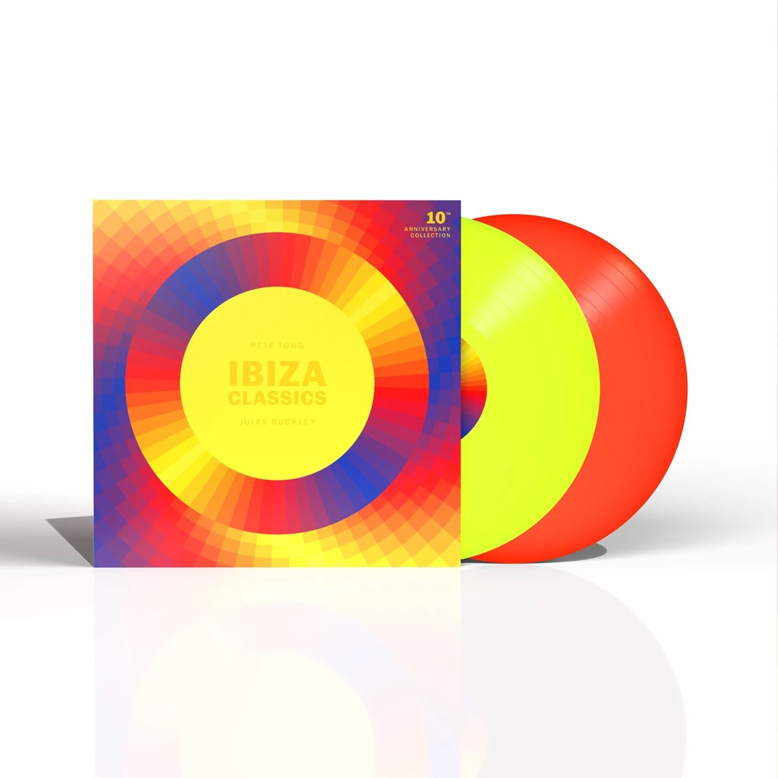 Pete Tong - Ibiza Classics 10th Anniversary Yellow/Red 2LP Vinyl 12"" Album