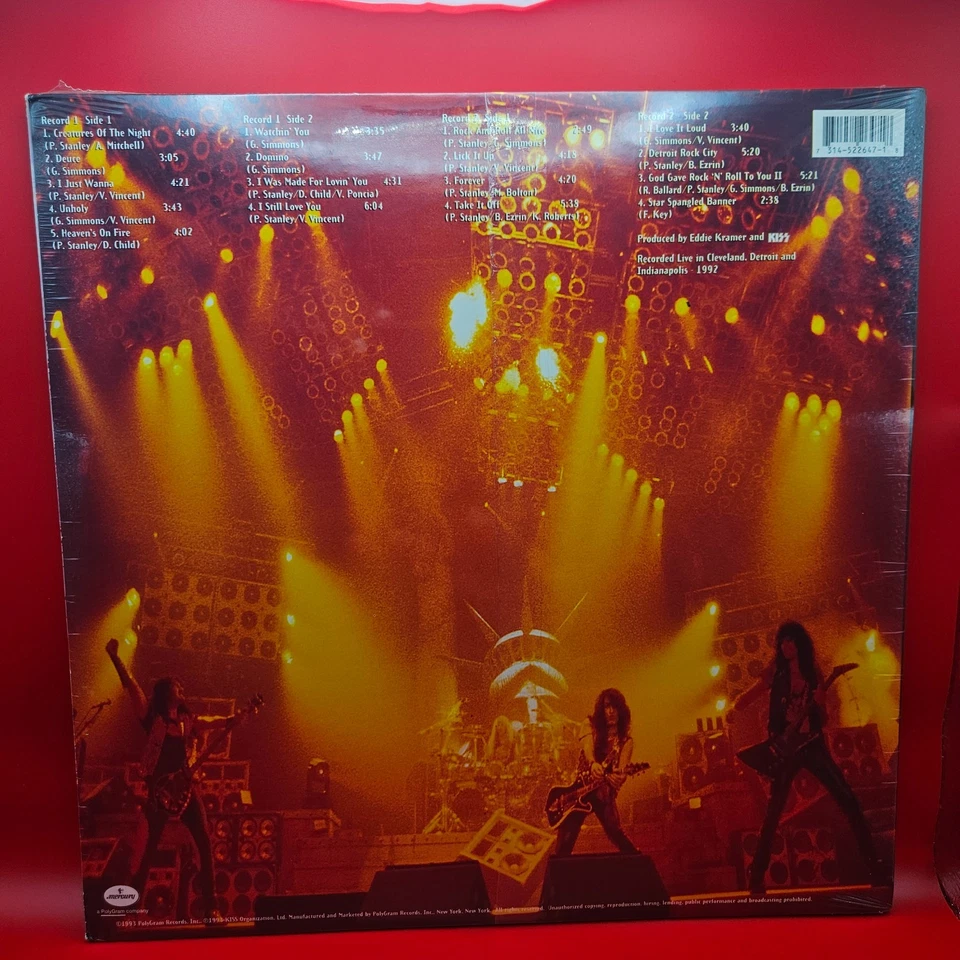 RARE KISS ALIVE III SEALED Classic Black No. 0522 Foto 2 de 2