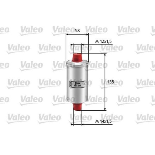 1X Kraftstofffilter Valeo 587200 Passend FüR Alfa Romeo Audi CitroËN Fiat VW-image